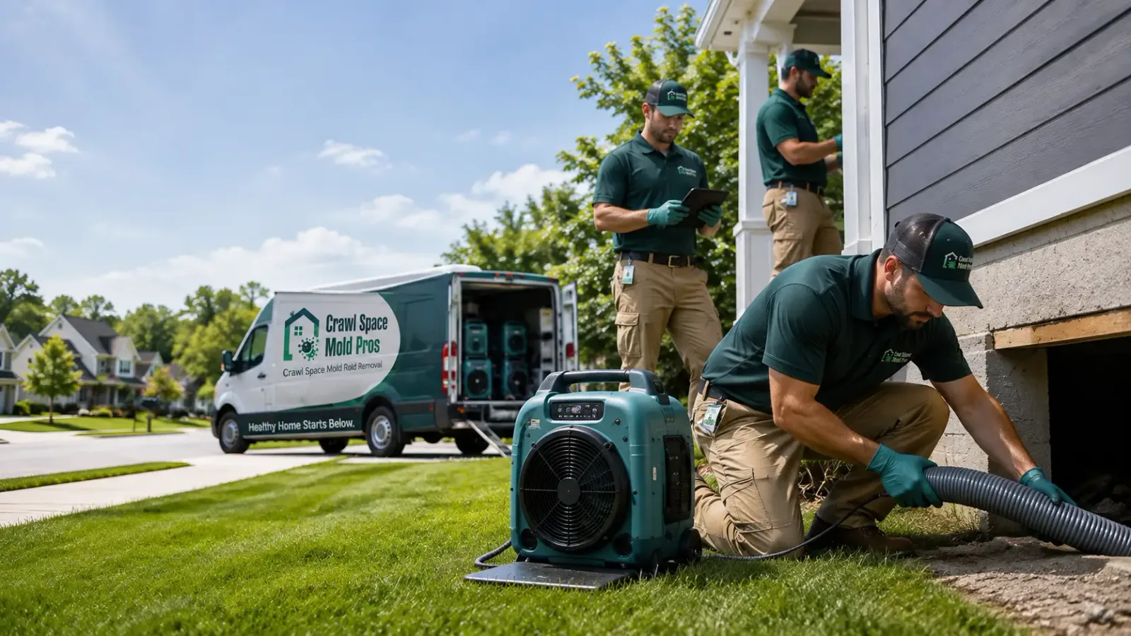 Crawl Space Mold Removal in Moro, IL